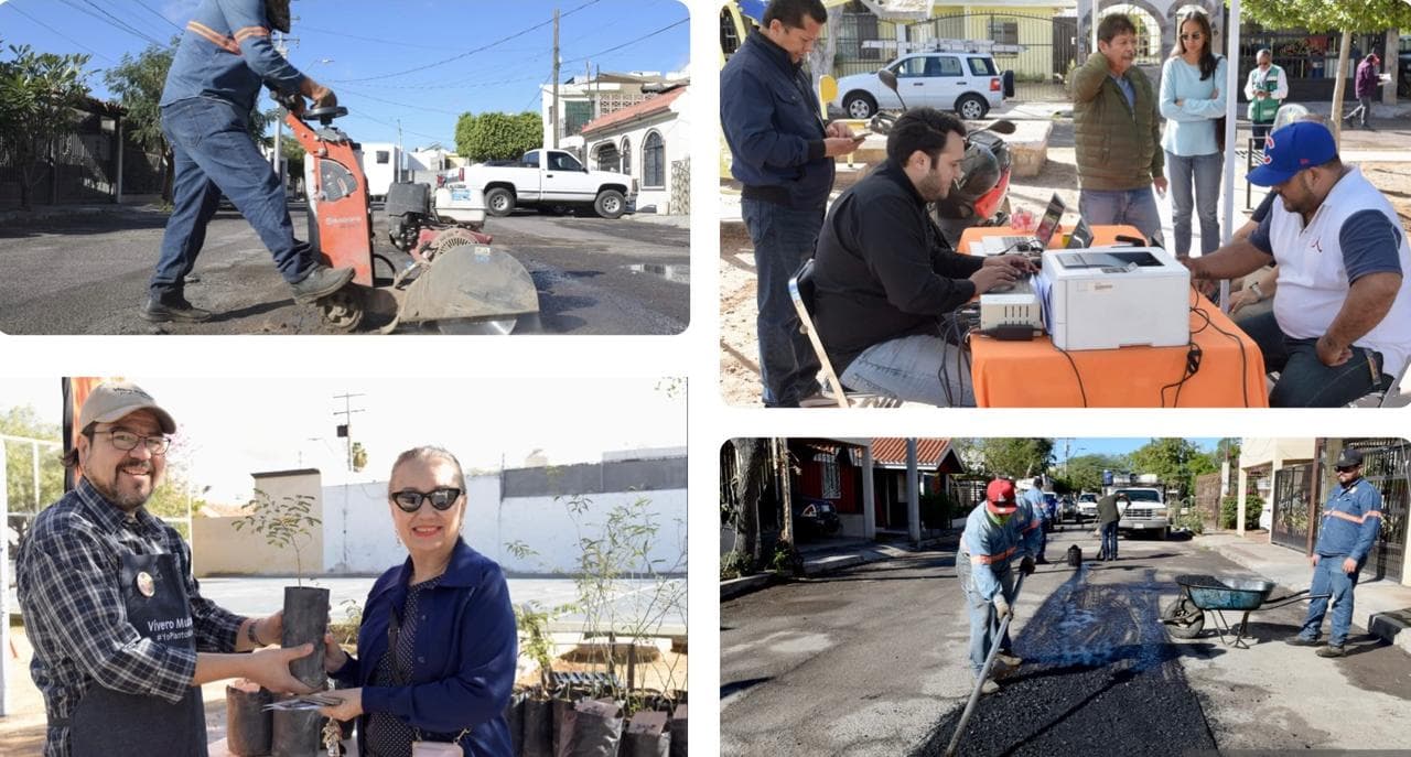 Ayuntamiento de Hermosillo lleva "Un Día en tu Colonia" a Villa Fontana