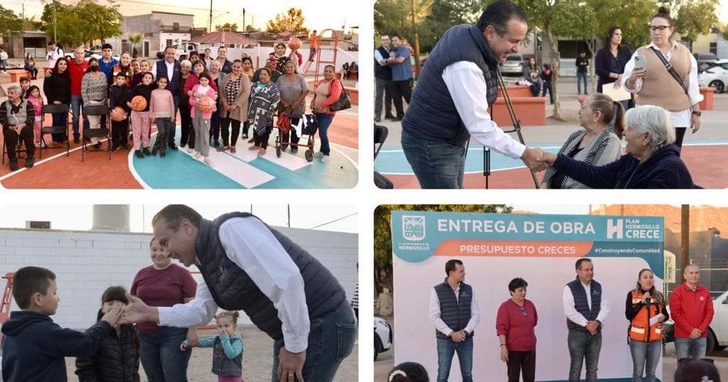 Alcalde Toño Astiazarán entrega obra ganadora del Presupuesto CRECES 2023