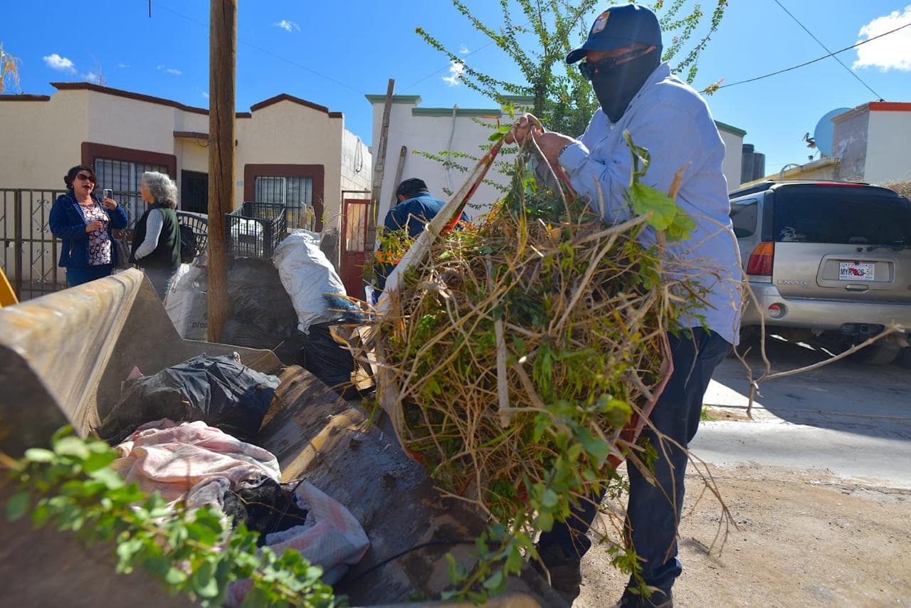 Acopia el Ayuntamiento de Hermosillo 143 toneladas en las jornadas de descacharre realizadas al Norte de la ciudad