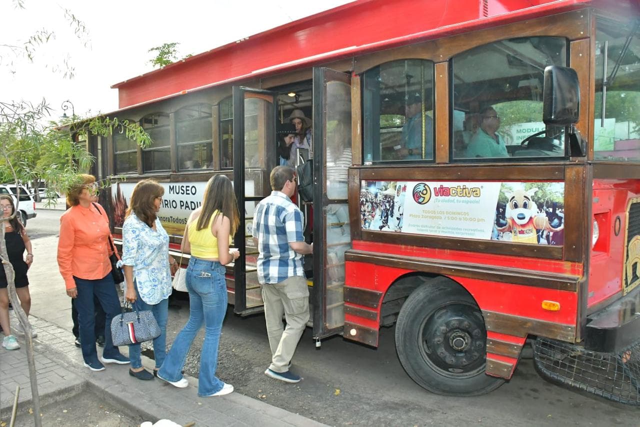 Invitan a disfrutar de las rutas del Trolebús Turístico de Hermosillo