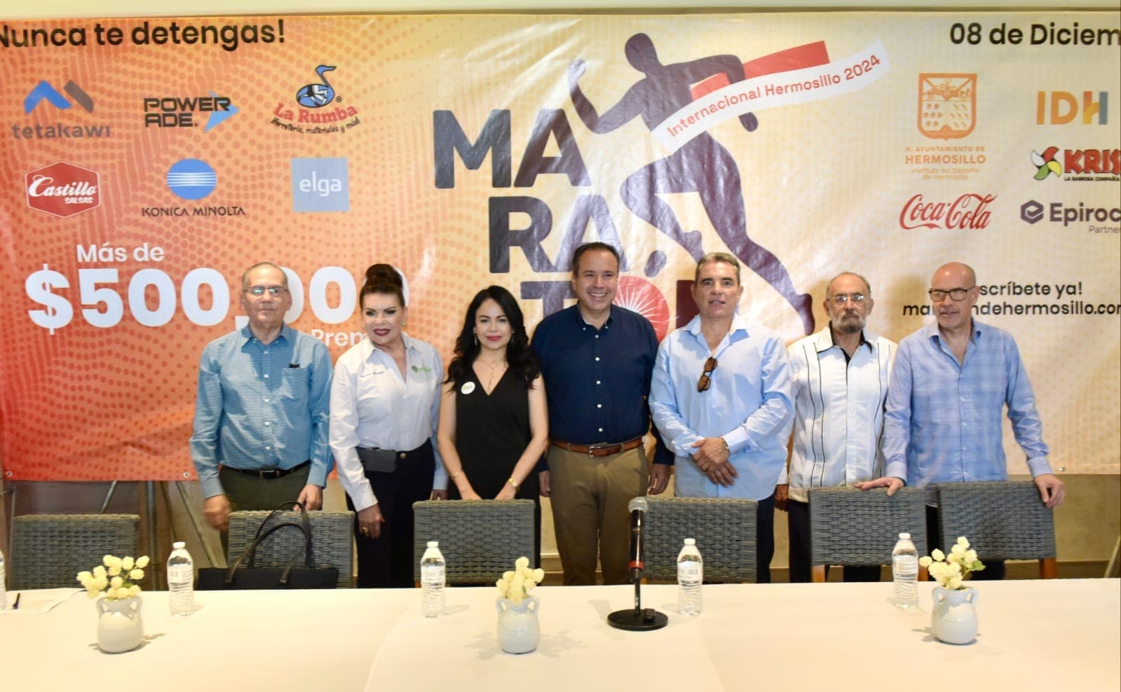 Preside alcalde Toño Astiazarán convocatoria a la mejor edición en la historia del Maratón Internacional de Hermosillo