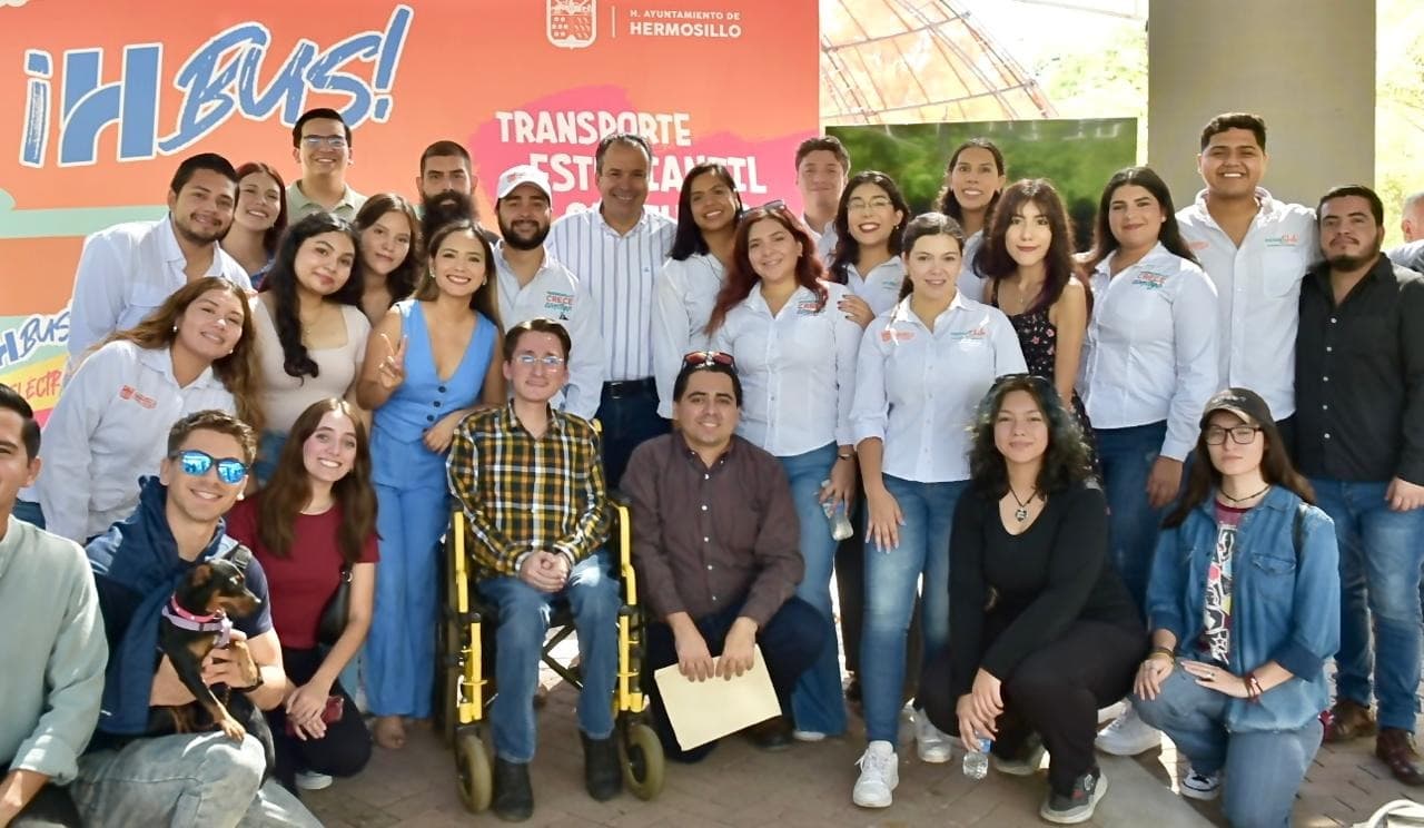 Alcalde Toño Astiazarán convoca a estudiantes a registrarse en plan piloto de transporte eléctrico universitario HBus