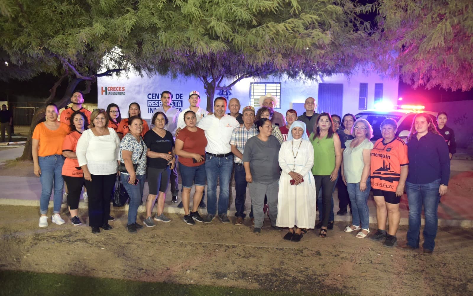 Entrega el alcalde Toño Astiazarán Centro de Respuesta Inmediata y patrulla en la colonia Eusebio Kino