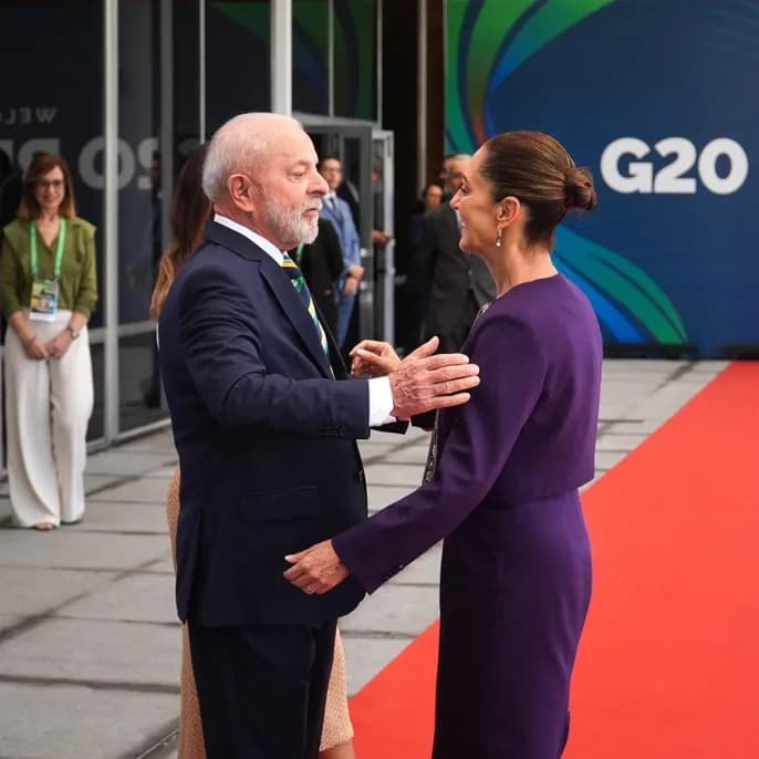 En G20, presidenta Claudia Sheinbaum propone destinar 1% del gasto militar a programa de reforestación más grande de la historia