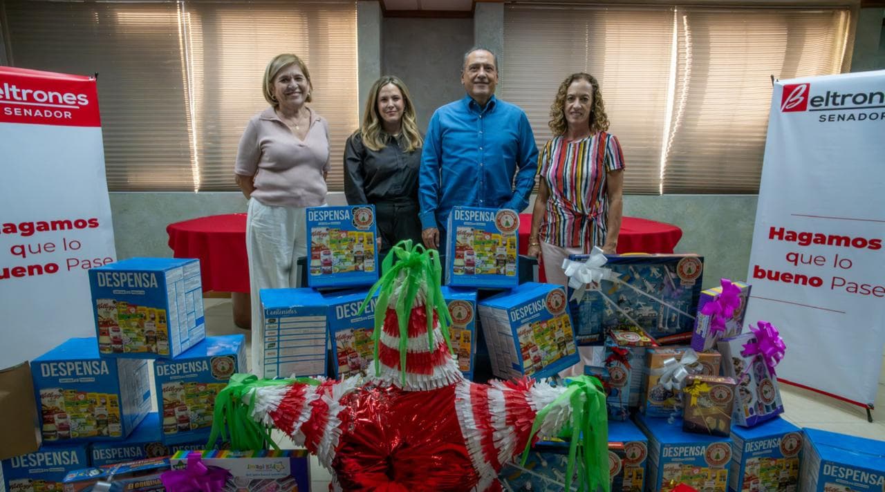 Esta Navidad, Manlio Fabio Beltrones llevó alegría, alimentos y abrigo a más de 3 mil familias de 9 municipios sonorenses