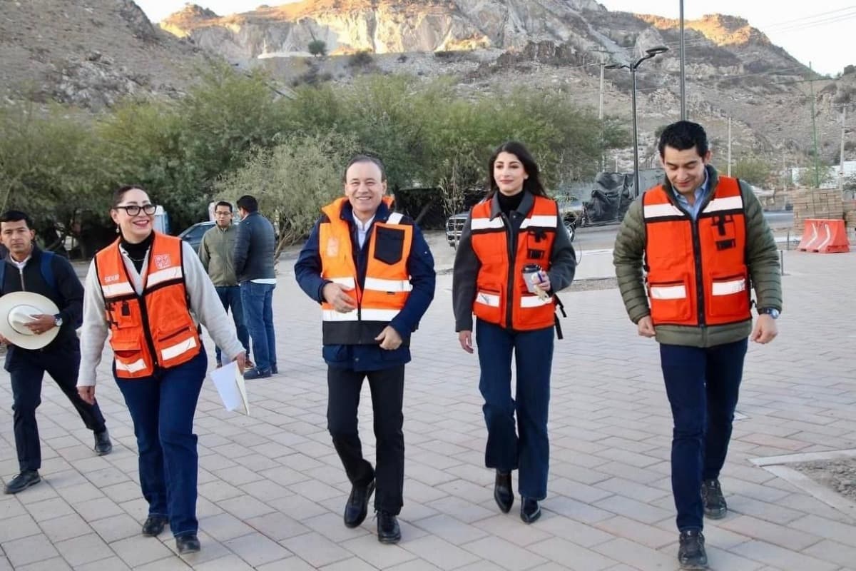 El Gobernador Alfonso Durazo supervisa rescate histórico de La Sauceda; se realiza remodelación total del parque