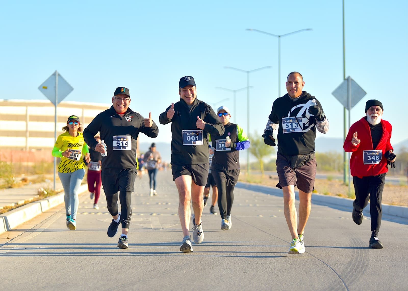 Celebra alcalde Toño Astiazarán a policías con tradicional carrera de 5K, edición 2025