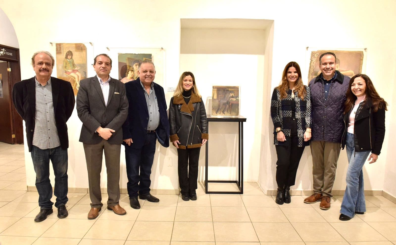 Destacan alcalde Toño Astiazarán y Patty Ruibal exposición del pintor Benjamín Coria en Hermosillo