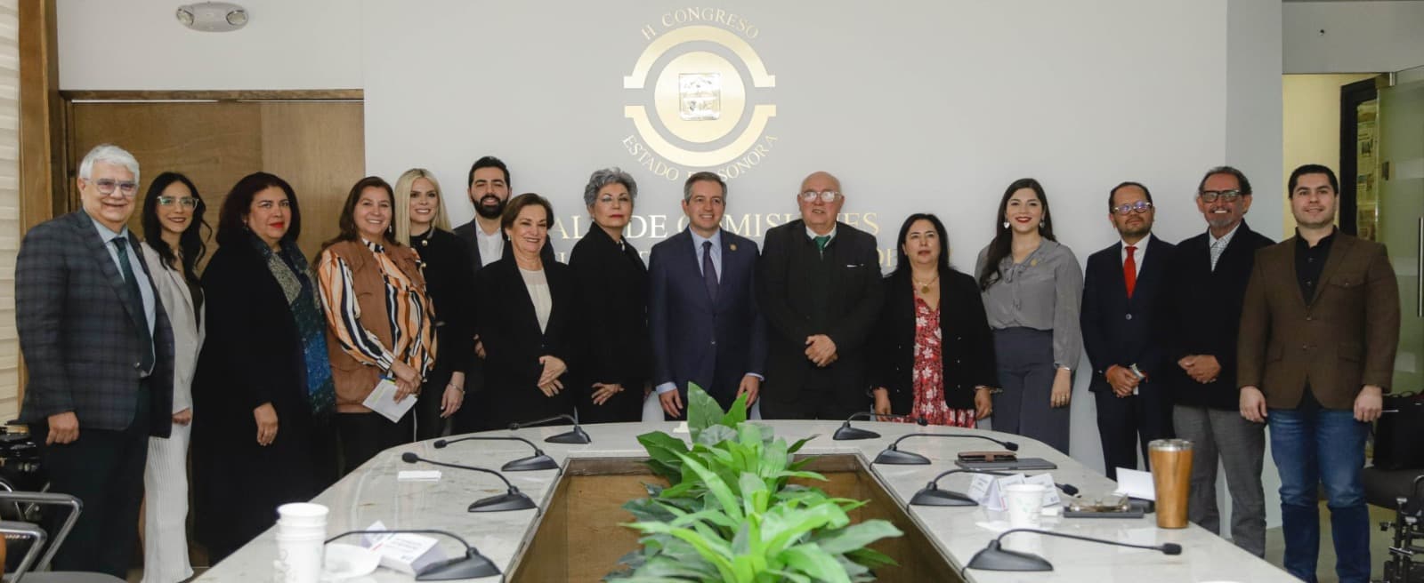Recibe el Congreso de Sonora al Auditor Superior de la Federación, David Colmenares Páramo