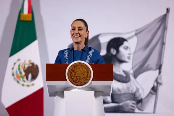 No tengo miedo, tengo un pueblo que me respalda: Presidenta Claudia Sheinbaum