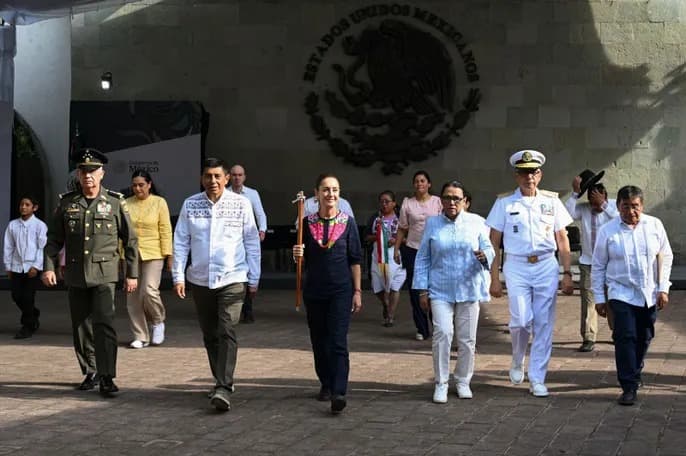“Juárez está más vivo que nunca, es esencia de la cuarta transformación”: presidenta Claudia Sheinbaum