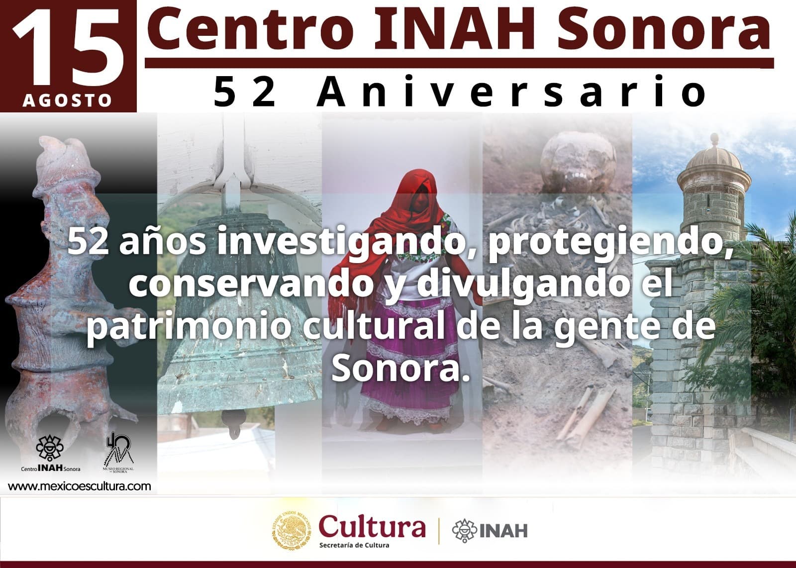 El Centro INAH Sonora celebra 52 años de labor en favor del patrimonio cultural del estado