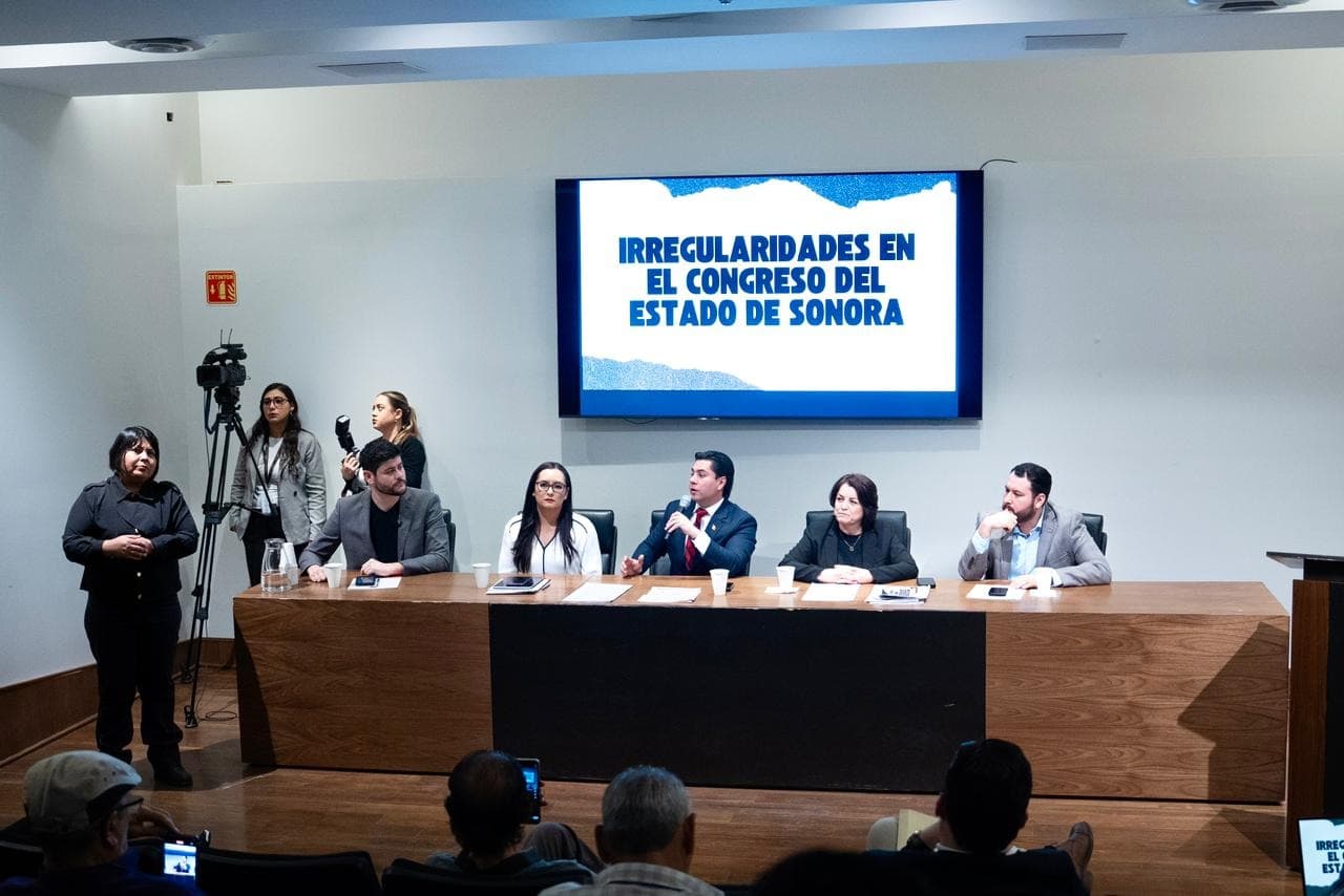 Diputados de oposición presentan denuncias por presuntas irregularidades en el Congreso de Sonora