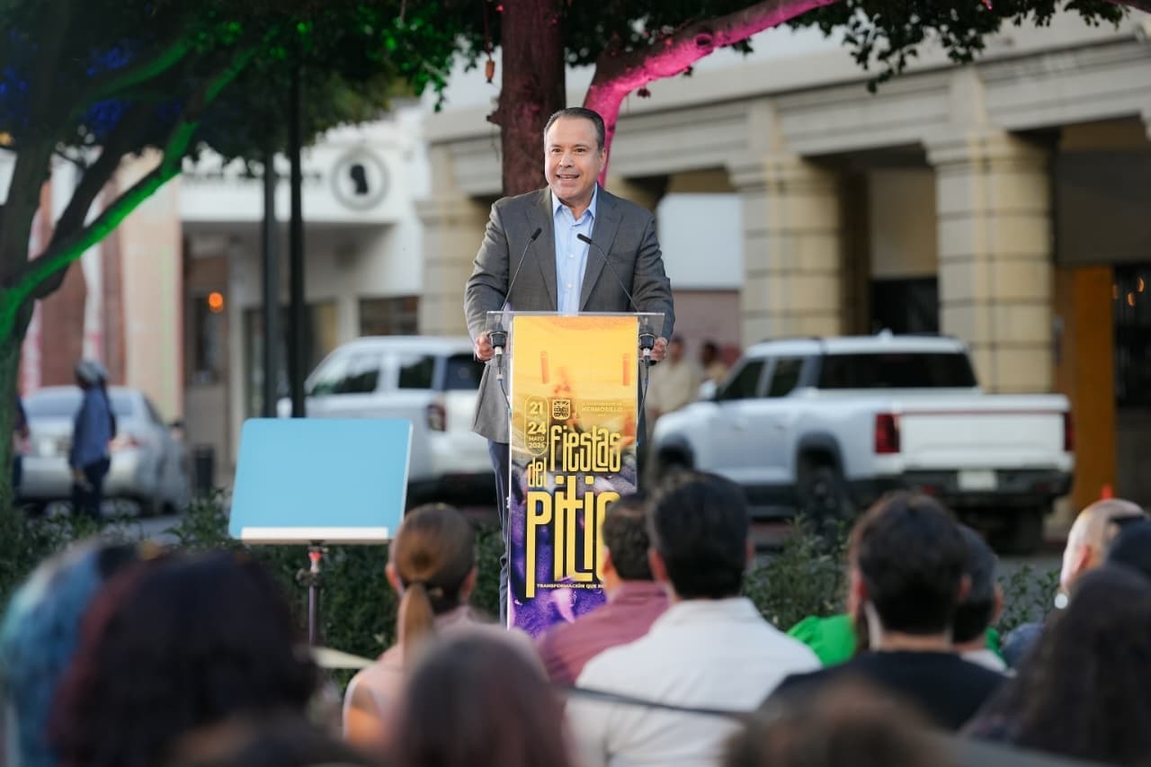 Alcalde Toño Astiazarán presenta el programa de Fiestas del Pitic 2026 “Transformación que nos une”