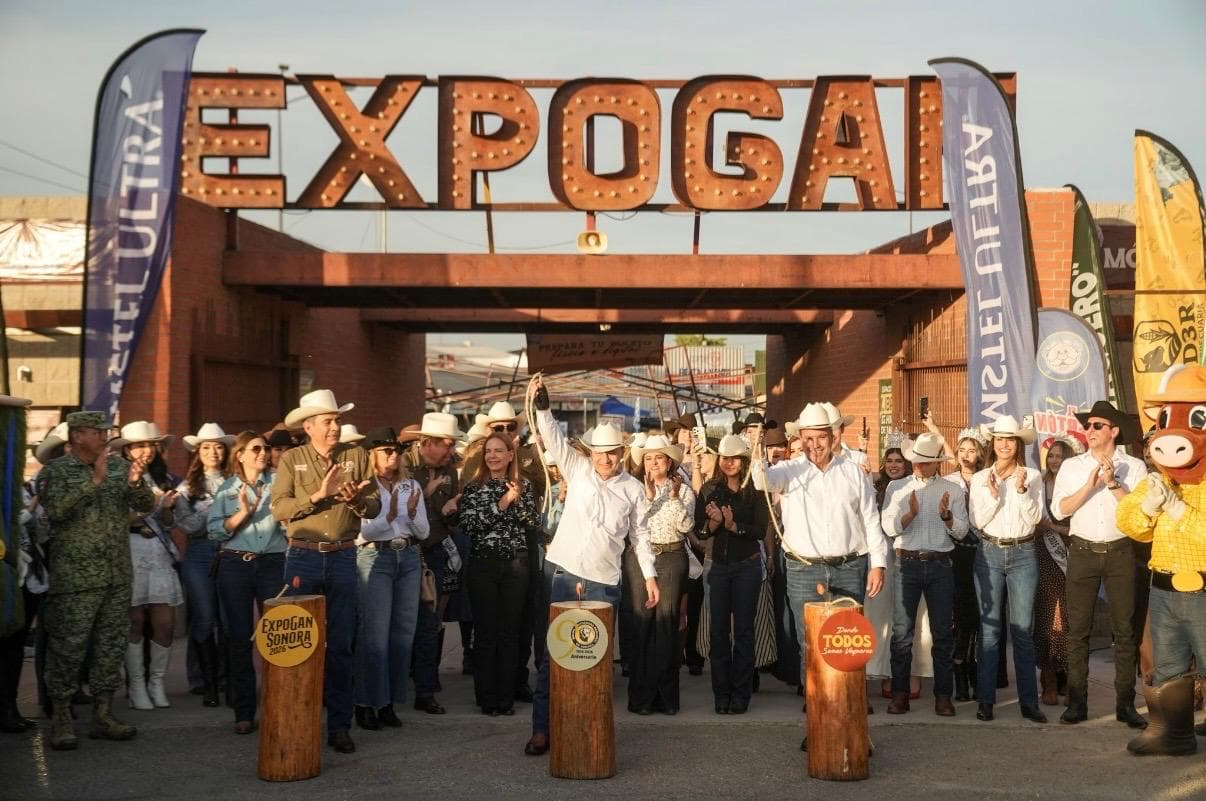 Gobernador Durazo inaugura ExpoGan 2026; celebración que proyecta a Sonora como potencia nacional ganadera