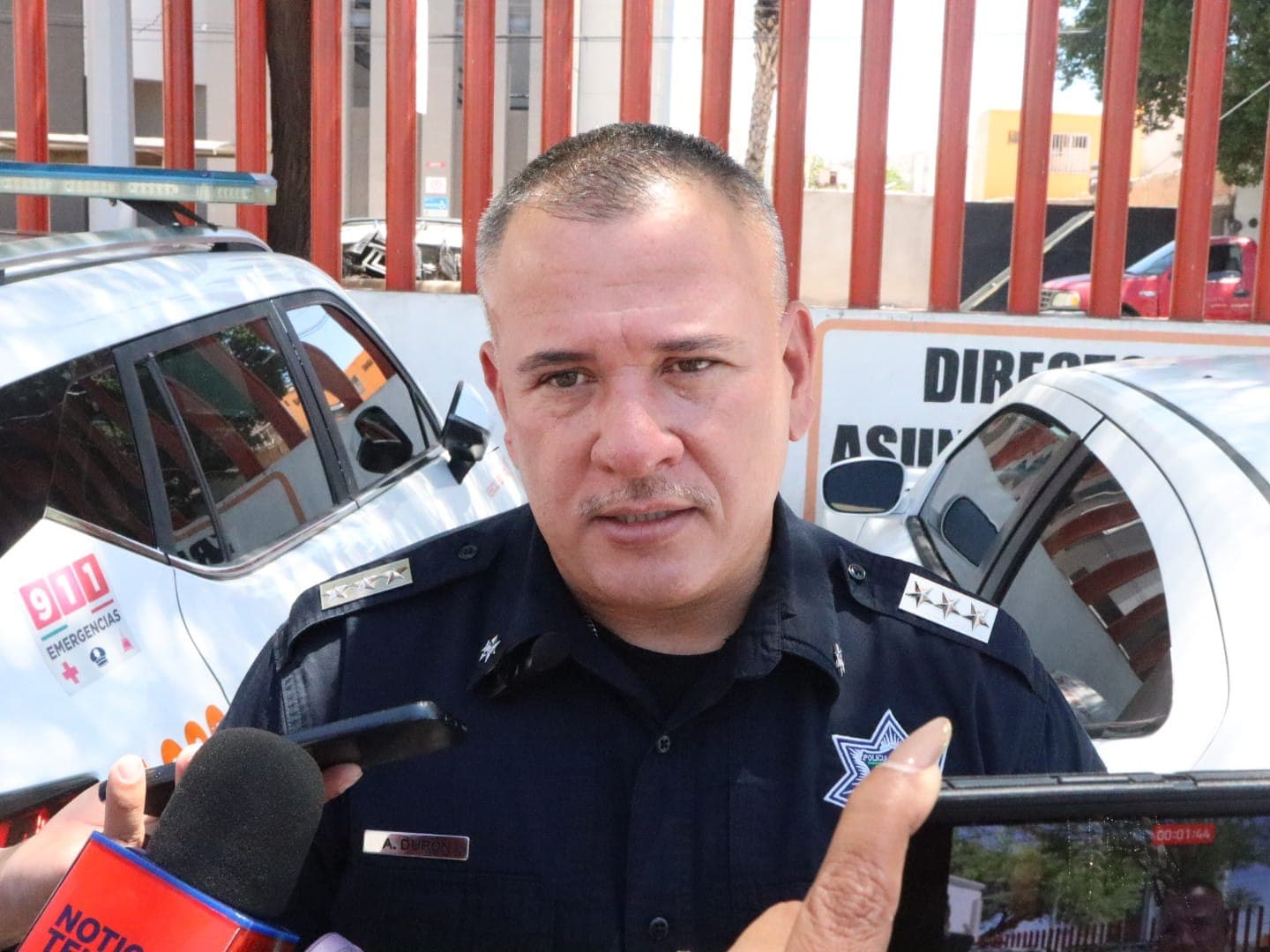 En Hermosillo, baja la percepción de inseguridad y aumenta la confianza ciudadana en la policía: Comisario Durón Montaño