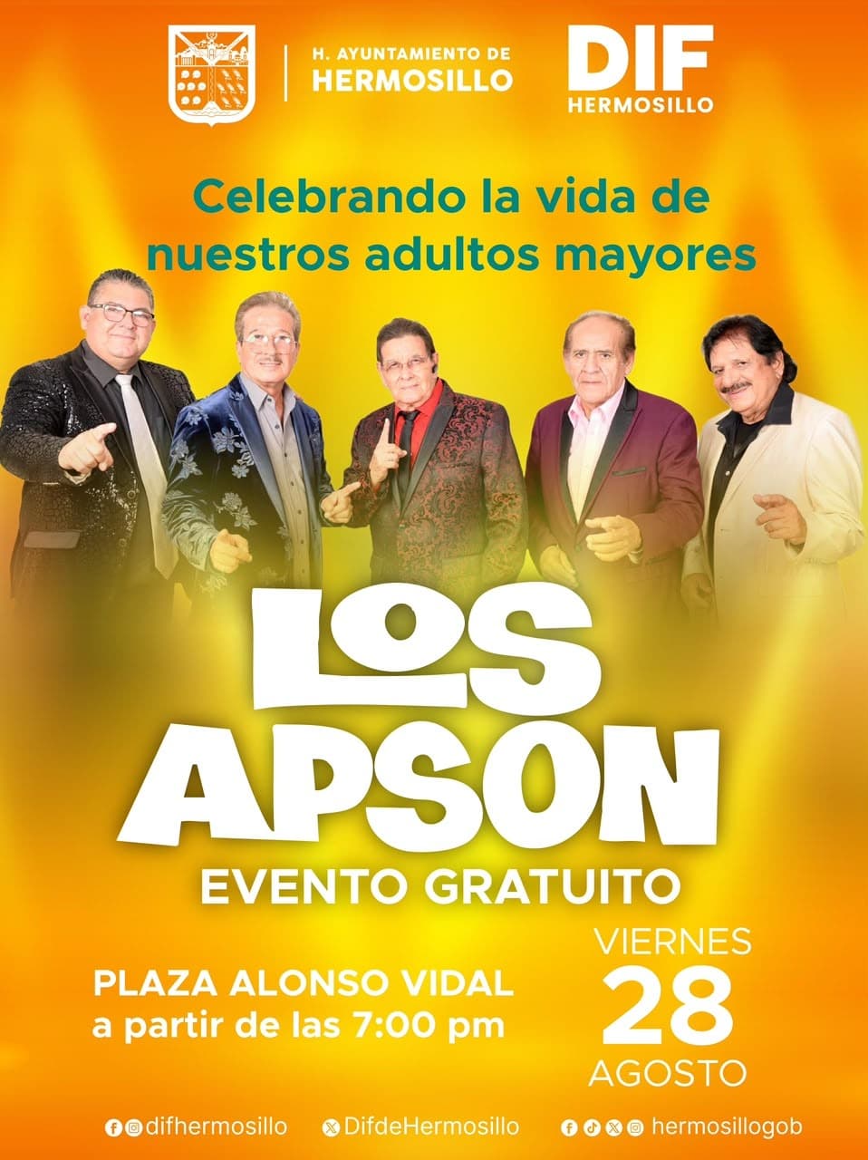 DIF Hermosillo invita a disfrutar una tarde de música y baile con los APSON