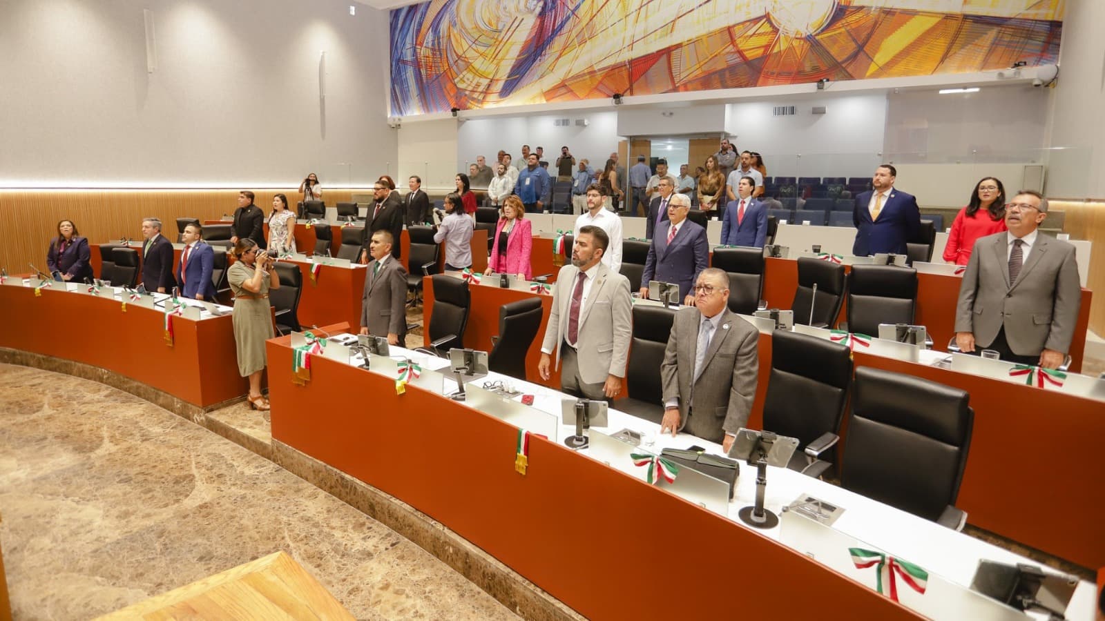 La 64 Legislatura inauguró su primer periodo de sesiones de su tercer año de ejercicio