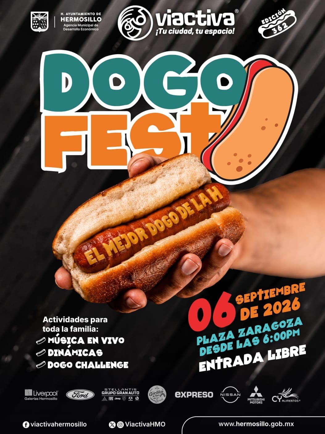 Dogo Fest regresa este domingo a “Viactiva” para celebrar el sabor de Hermosillo