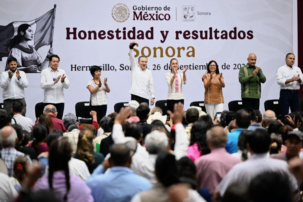 La Cuarta Transformación significa justicia y bienestar para el pueblo, subraya la Presidenta Claudia Sheinbaum en Hermosillo