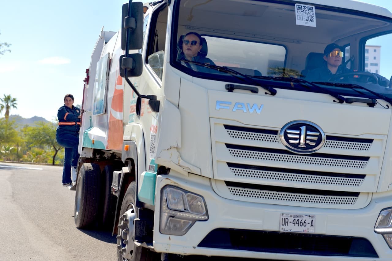 Gobierno de Hermosillo mantendrá servicio normal de recolección de basura este lunes 12