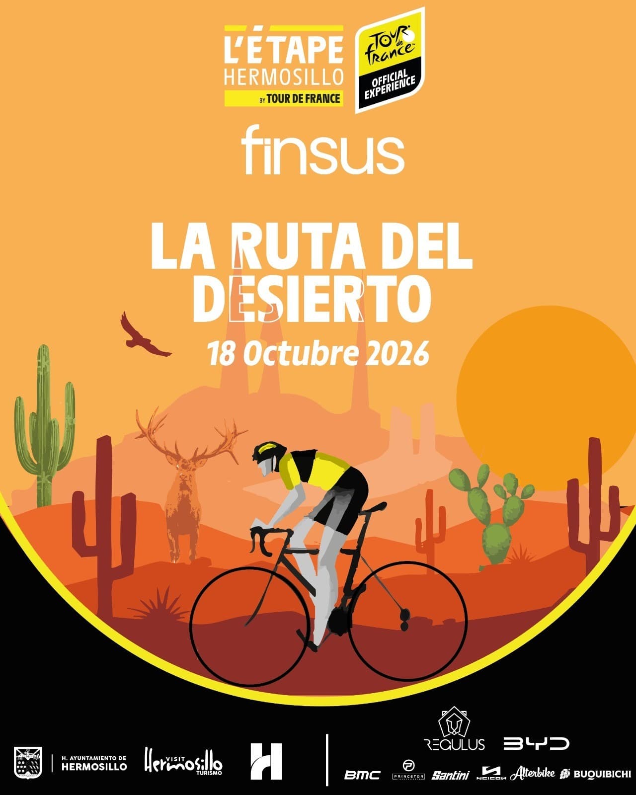 Hermosillo listo para recibir este domingo la fiesta internacional del ciclismo L’Étape by Tour de France
