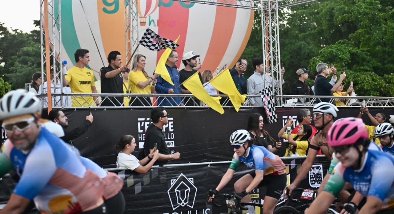 Alcalde Toño Astiazarán da el banderazo de salida a L’Étape by Tour de France en Hermosillo