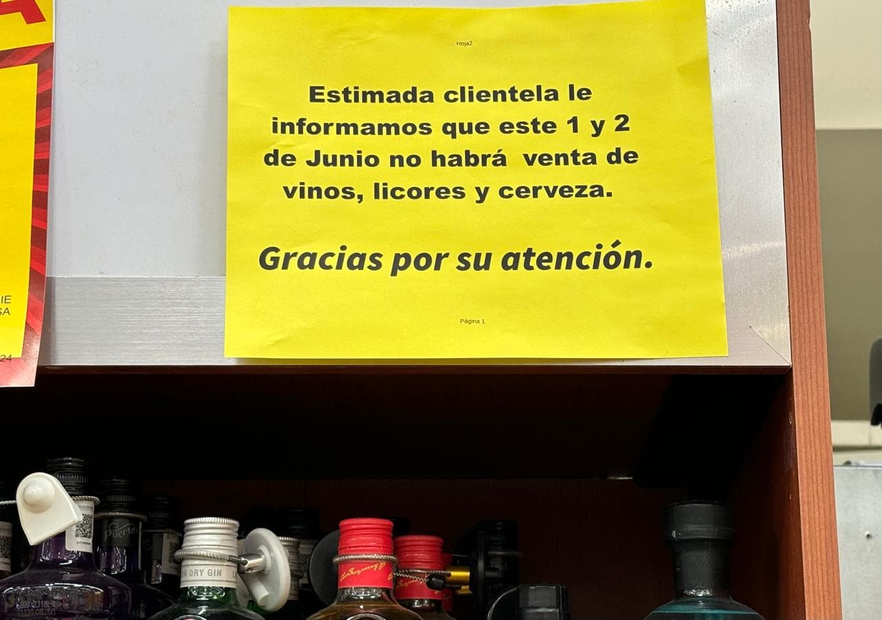 Se suspenderá venta y consumo de bebidas alcohólicas durante la jornada electoral