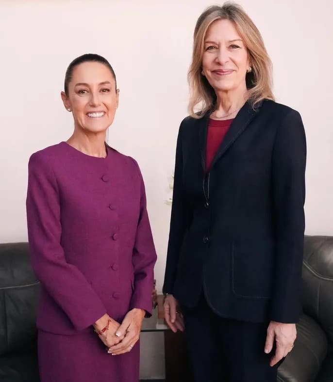 Claudia Sheinbaum se reúne con Elizabeth Sherwood-Randall, asesora Joe Biden en seguridad nacional