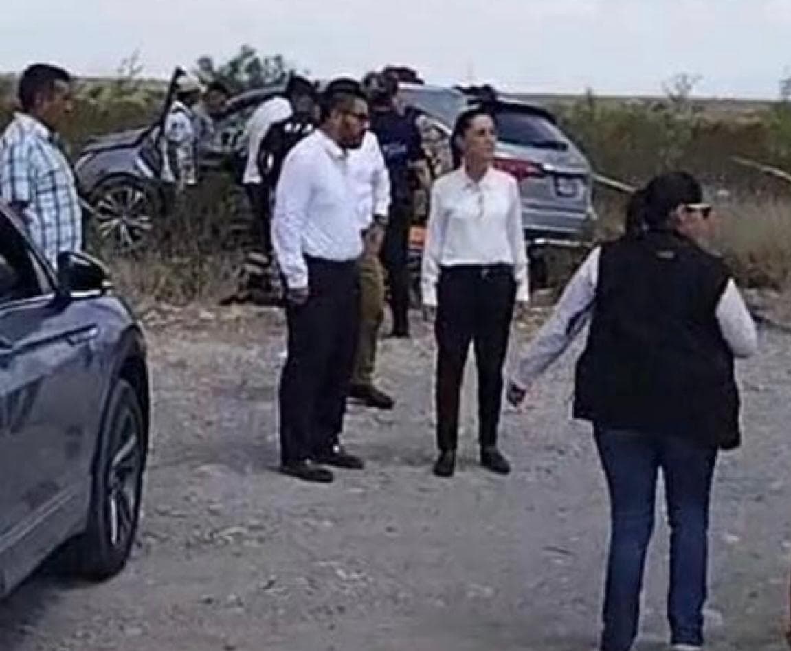 Accidente de avanzada de Claudia Sheinbaum, en Coahuila; un muerto y varios lesionados