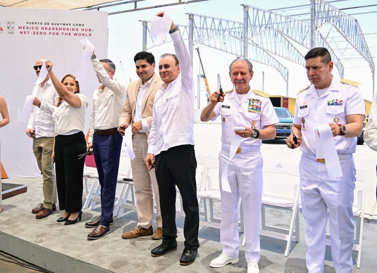 Gobernador Durazo relanza al Puerto de Guaymas como epicentro logístico y comercial