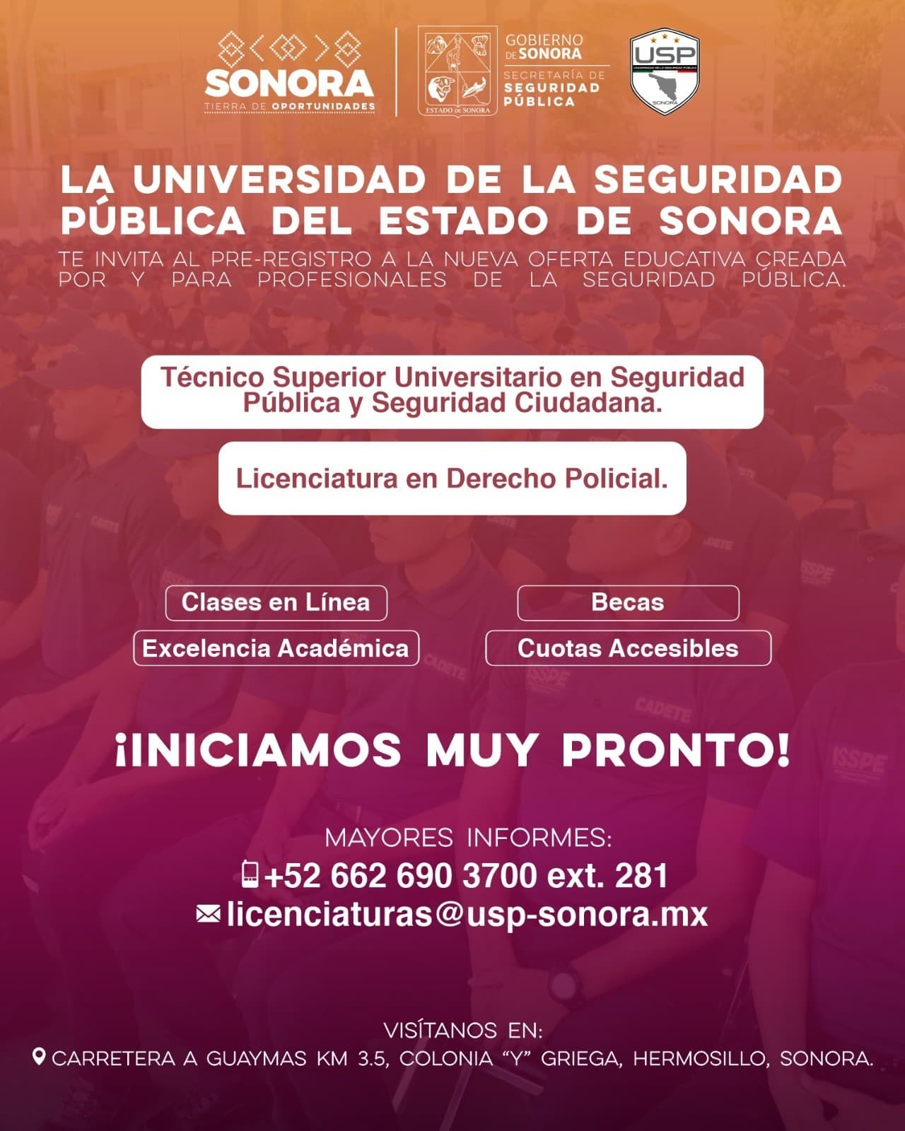 Anuncia Universidad de la Seguridad Pública nueva oferta educativa