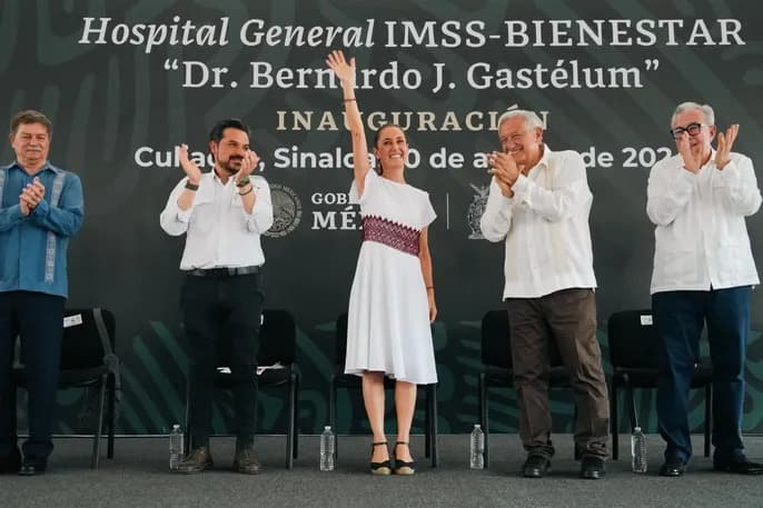 Vamos a seguir apoyando a los hombres y mujeres de Sinaloa: Claudia Sheinbaum