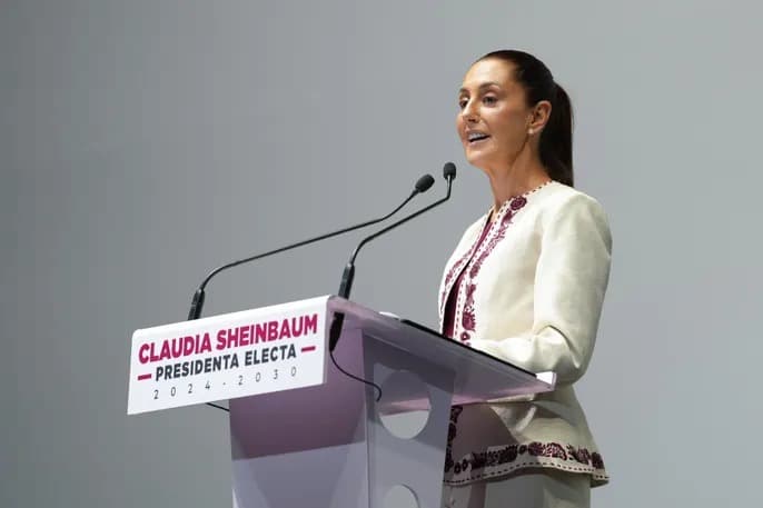 Claudia Sheinbaum reconoce al TEPJF tras refrendar mayoría calificada de Morena en la cámara de diputados