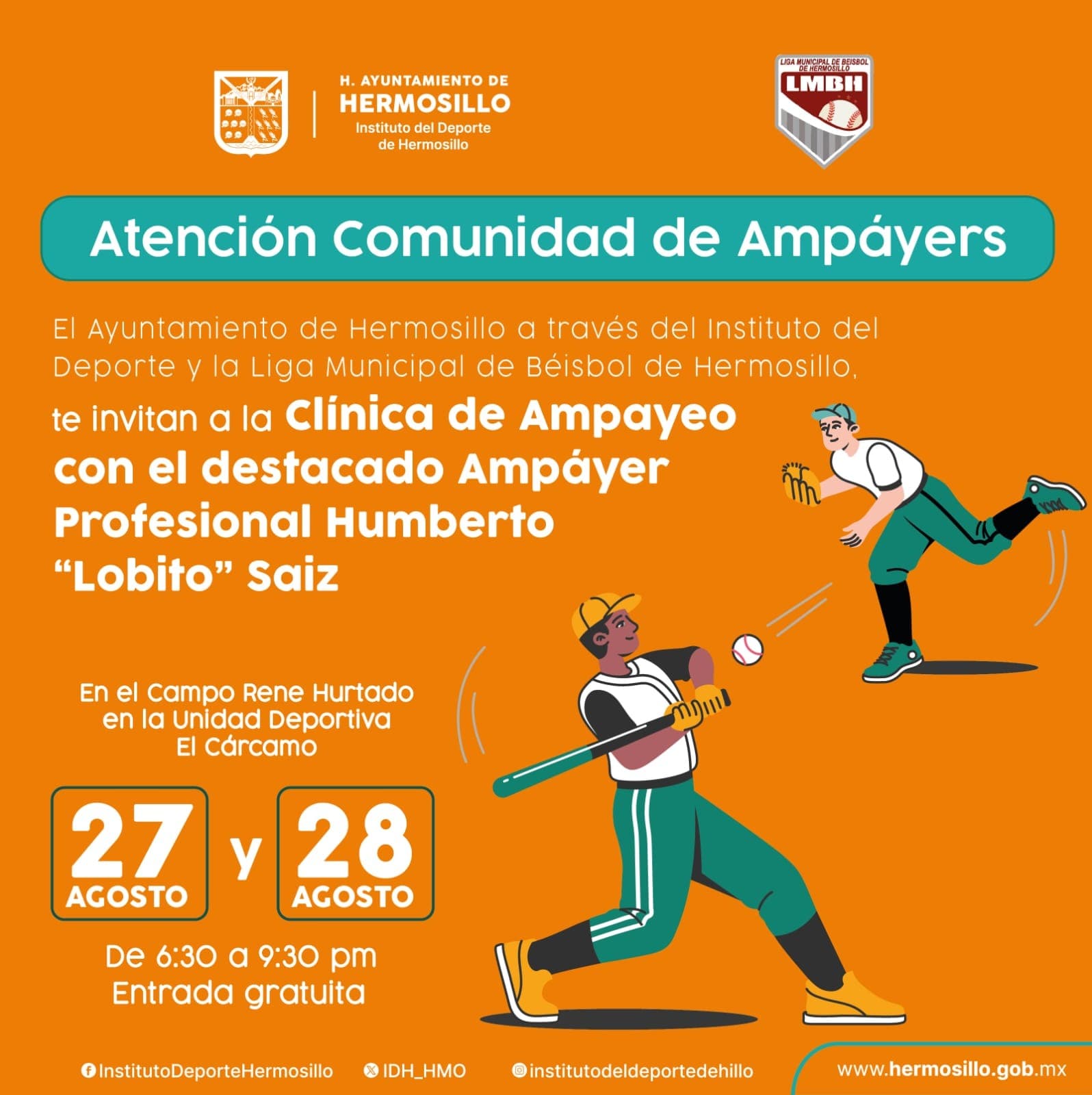 Invita Ayuntamiento de Hermosillo a Clínica de Ampayeo