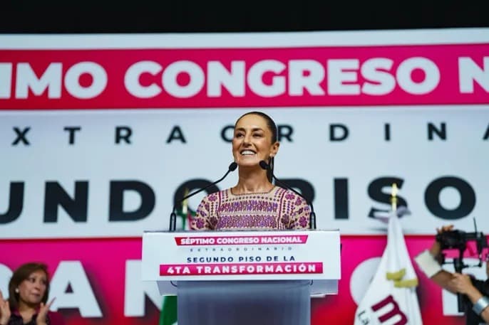 En la Cuarta Transformación creemos en un México de libertades, de justicia, con soberanía y democracia: Claudia Sheinbaum