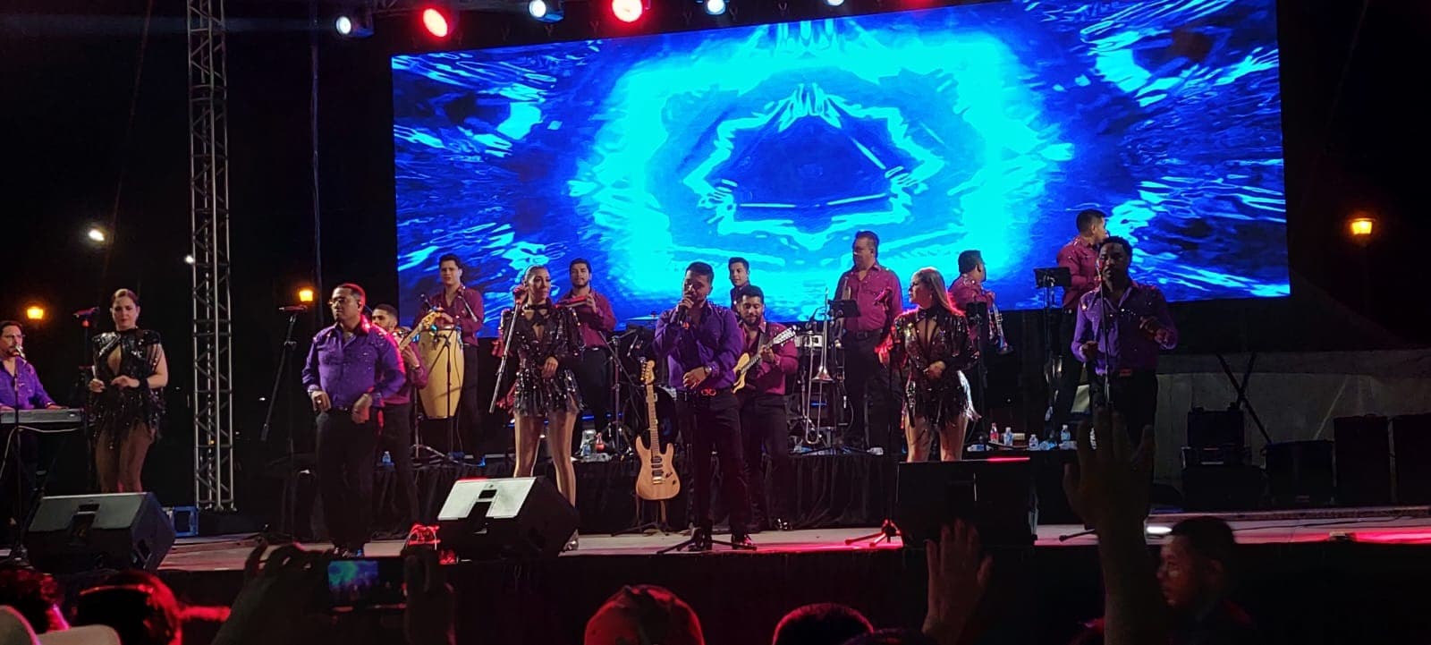 La Sonora Dinamita dio una gran presentación en el cierre del Tercer Festival del Globo