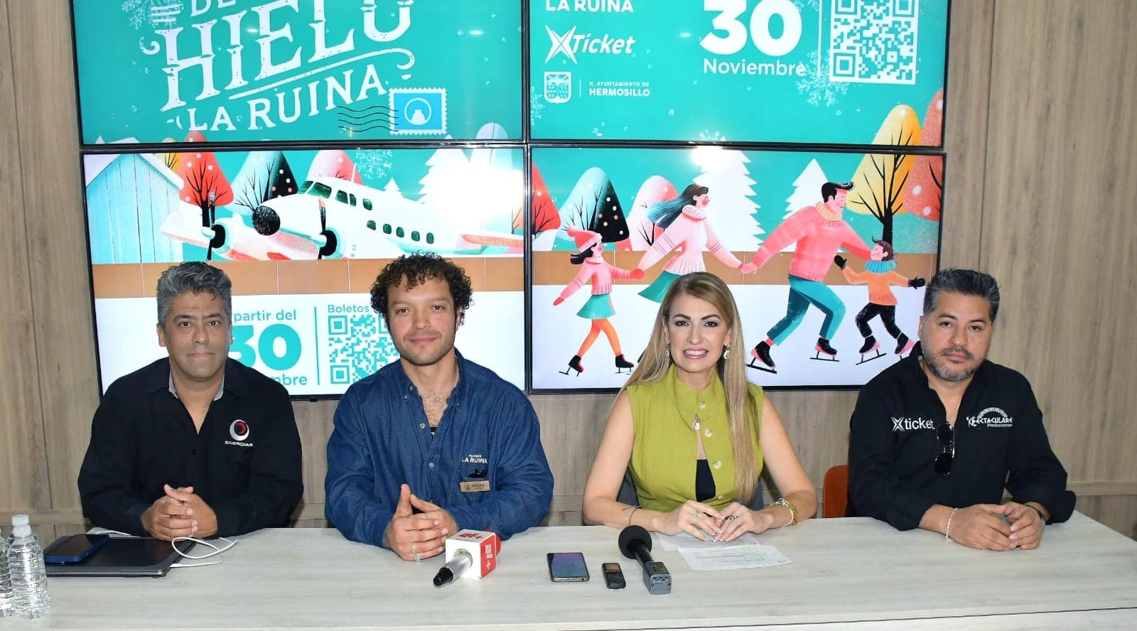 Anuncian Gran Pista de Hielo de Hermosillo en el Parque La Ruina