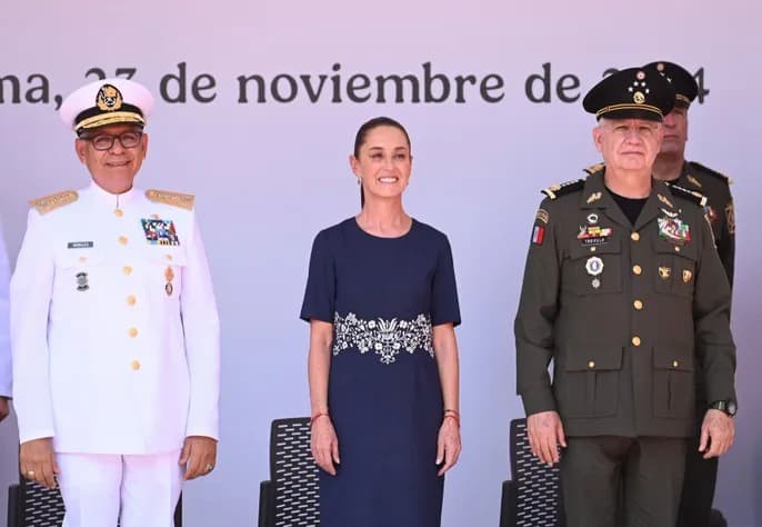 Armada de México es un baluarte de libertad, independencia y democracia que contribuye al desarrollo nacional: presidenta Claudia Sheinbaum