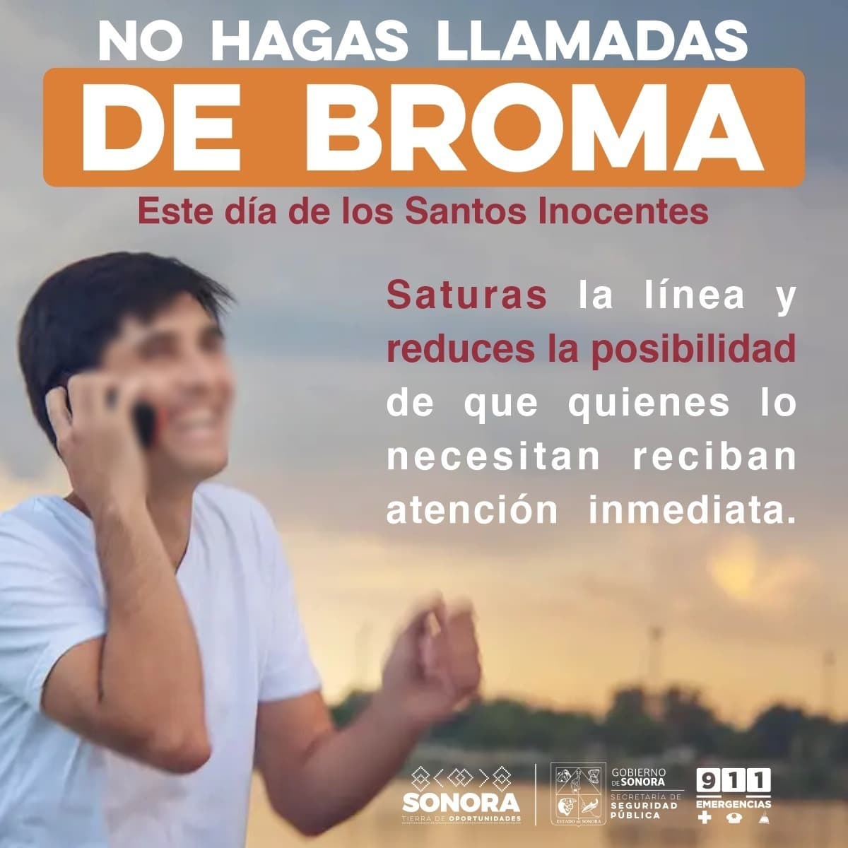 Exhorta Gobierno de Sonora a uso responsable de línea de emergencia