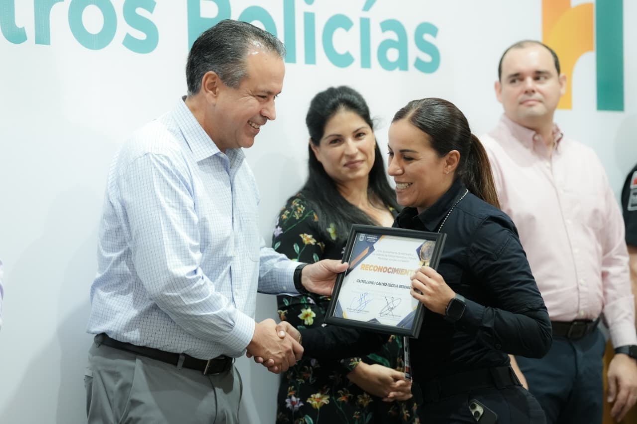 Llama alcalde Toño Astiazarán a Policía Municipal a no bajar la guardia y trabajar por la seguridad de los hermosillenses