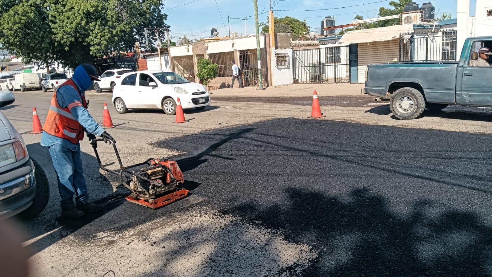 Con trabajo diario avanza la rehabilitación de calles en Hermosillo