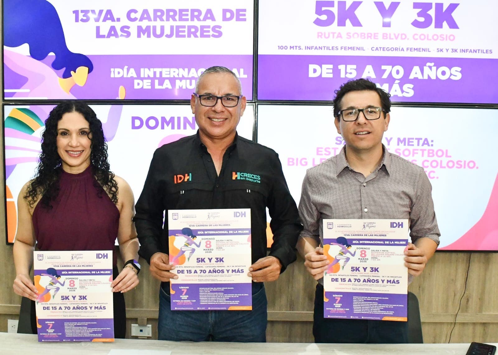 Ayuntamiento de Hermosillo invita a participar en la 13va Carrera de las Mujeres