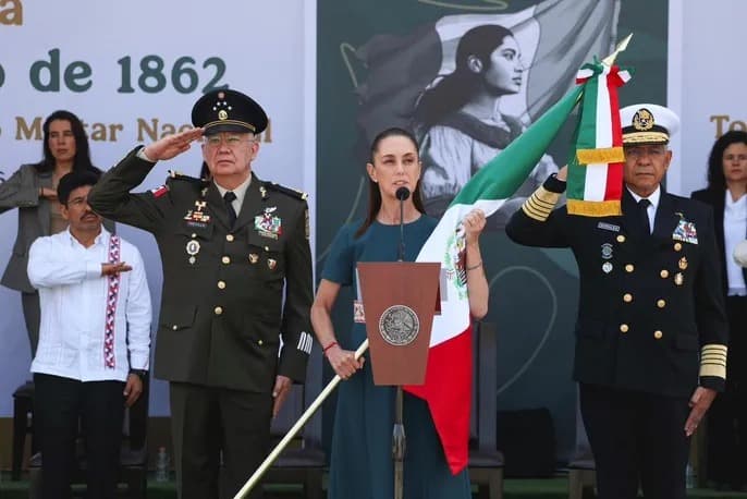 Ninguna potencia extranjera nos va a decir cómo gobernar: Presidenta Claudia Sheinbaum en 164 aniversario de la batalla de puebla