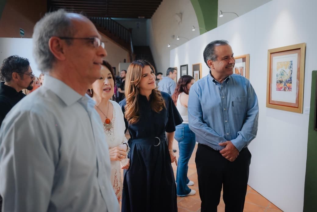 Toño Astiazarán y Patty Ruibal inauguran Fiestas del Pitic 2026 con exposición de arte visual CROMA