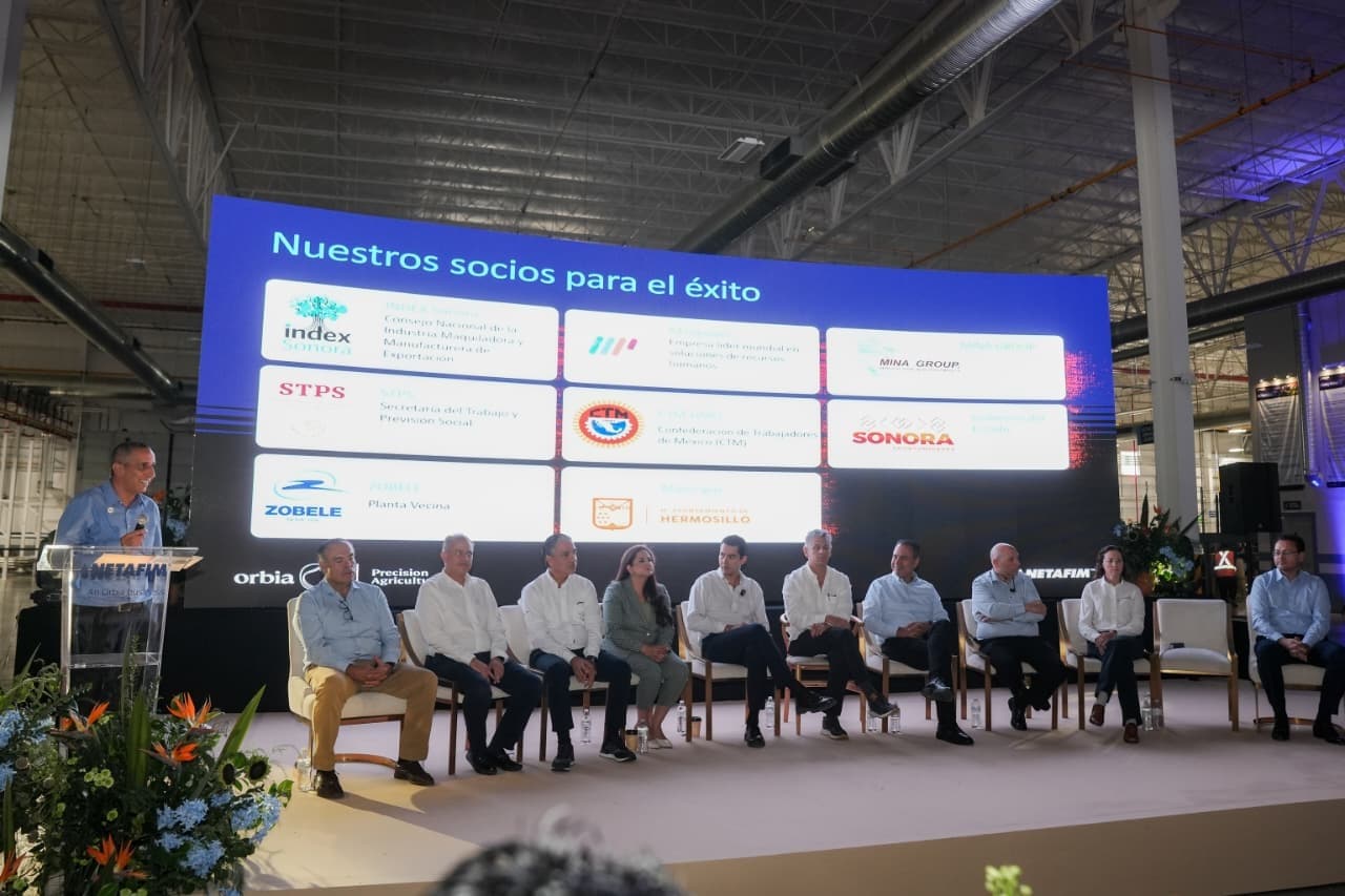 Alcalde Toño Astiazarán celebra inversión de Netafim que generará 200 empleos formales en Hermosillo