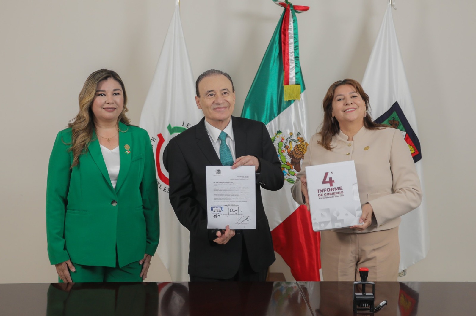 El Congreso de Sonora recibe el Cuarto Informe de Gobierno | Kioscomayor